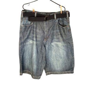 Flypaper Mens Jean Shorts 38 Blue Pre-owned